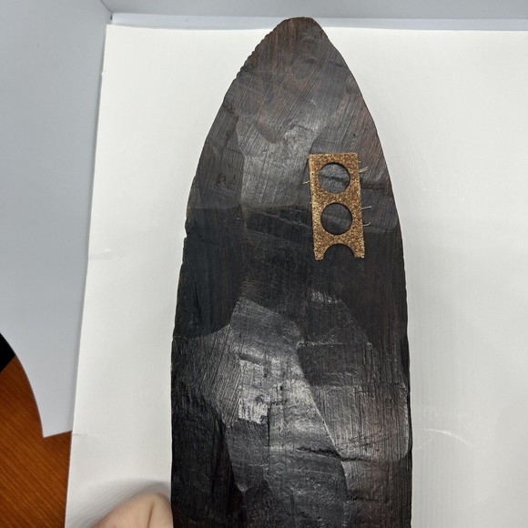 African Wall Tribal Ebony Face Carving / Wall Decor. Hand Carved - Picture 11 of 13